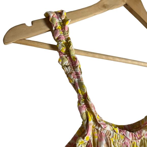 Faithfull the Brand Dolores Ida Floral Print Wide Leg Cropped Jumpsuit Size S - Picture 5 of 12